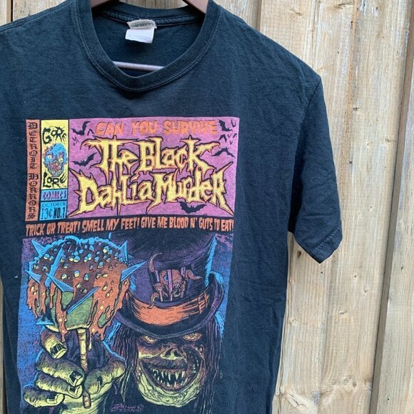 Vintage The Black Dahlia Murder Graphic Band T Shirt Medium - Picture 6 of 8